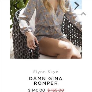 Flynn Skye floral romper